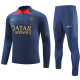 23-24 PSG Royal blue Half Pull Tracksuit (半拉链)