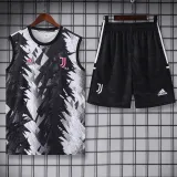 23-24 JUV Grey Black Tank top and shorts suit