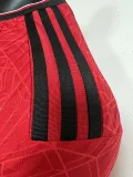 23-24 Man Utd Home Long Sleeve Player Version Soccer Jersey (长袖球员)