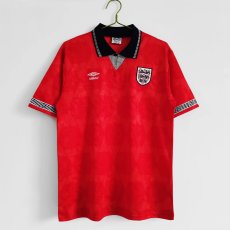 1990 England Away Retro Soccer Jersey