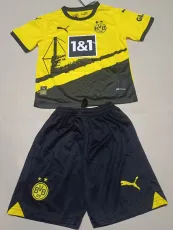 23-24 Dortmund Home Kids Soccer Jersey