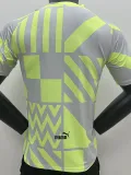 2023 Man City Grey Green Player Version Training Shirts