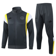 23-24 Dortmund Grey Jacket Tracksuit #A702