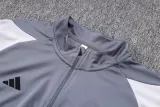 2023 AD Grey Kids Half Pull Tracksuit #2329 (童装) (半拉链)