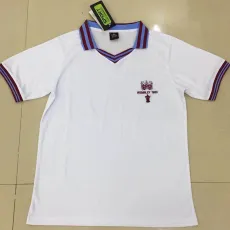 1980 West Ham White Retro Soccer Jersey