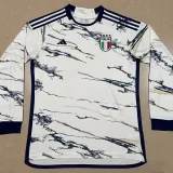 2023 Italy Away Long Sleeve Soccer Jersey a#d (长袖)