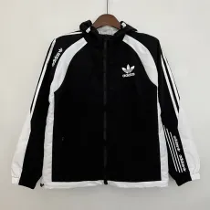 2023 New AD Black White Windbreaker