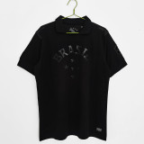 2013-2014 Brazilian Black Classic Player's Vintage Soccer Jersey