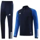 2023 AD Royal Blue Half Pull Tracksuit #AB05 (半拉链)