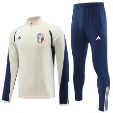 23-24 Italy Beige Half Pull Tracksuit (半拉链)