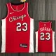 21-22 Bulls JORDAN #23 Red City Edition Top Quality Hot Pressing NBA Jersey