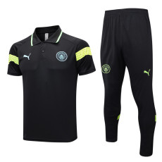 23-24 Man City Black Polo Tracksuit #C1002