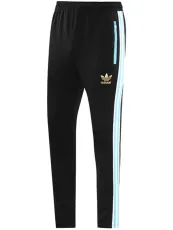 2023 AD Black Blue Training Long Pants #AJ10 (天蓝边）