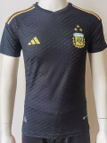 2023 Argentina Special Edition Black Player Version Soccer Jersey