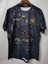 2022 Toulouse Champion Edition Black training Rugby Jersey (图卢兹)