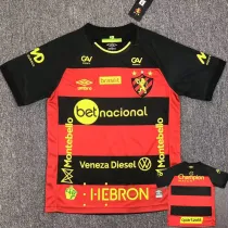 23-24 Recife Sports Home Fans Soccer Jersey (Print All Sponsor) 带全广告