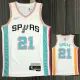 21-22 Sa Spurs DUNCAN #21 White City Edition Top Quality Hot Pressing NBA Jersey
