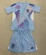 24-25 Spain Blue GoalKeeper Kids Soccer Jersey