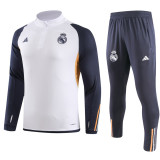 23-24 RMA White Half Pull Tracksuit (半拉链)