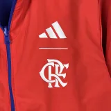 23-24 Flamengo Red & Blue Double Sided Windbreaker (双面风衣)
