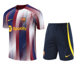 23-24 BAR Red White Training Short Suit