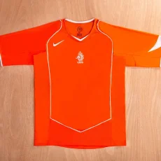 2004 Netherlands Home Retro Soccer Jersey