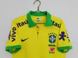 2022 Brazilian Yellow POLO Top Soccer Jersey
