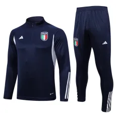 23-24 Italy Royal blue Half Pull Tracksuit #B650 (半拉链)