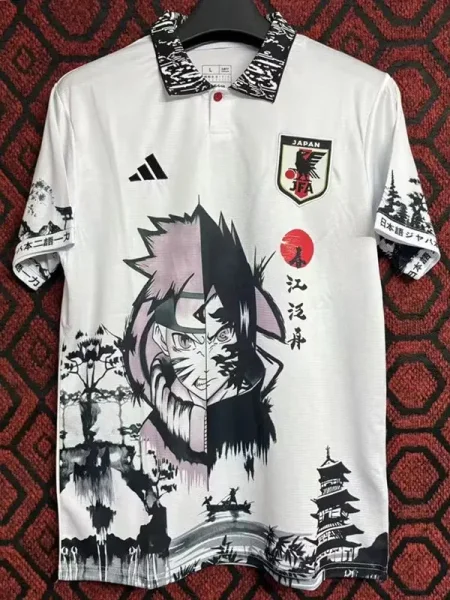 24-25 Japan White Special Edition Fans Training Shirts #粉墨鸣人