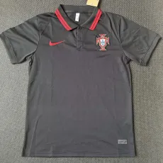 21-23 Portugal Black Classic Polo Short Sleeve