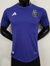 23-24 Algeria Purple Blue Special Edition Player Version Soccer Jersey