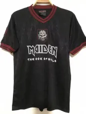 2016 West Ham Iron Maiden #16 Black Retro Soccer Jersey