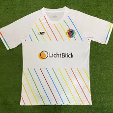 23-24 ST PAULI White Fans Soccer Jersey