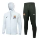 23-24 BAR White Hoodie Jacket Tracksuit #F541