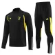 23-24 JUV Black Half Pull Tracksuit (半拉链)
