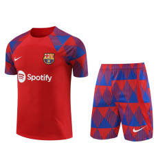 23-24 BAR Red Training Short Suit (带广告）