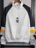 23-24 Flamengo White Black Windbreaker