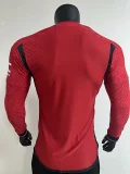 23-24 Man Utd Home Long Sleeve Player Version Soccer Jersey (长袖球员)