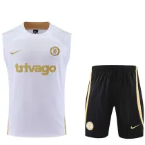 23-24 CHE White Tank top and shorts suit