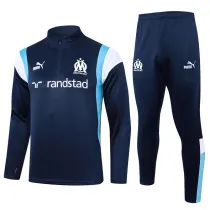 23-24 Marseille Blue Half Pull Tracksuit #B744(半拉链)