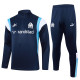 23-24 Marseille Blue Half Pull Tracksuit #B744(半拉链)
