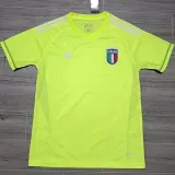 2023 Italy Fluorescent Green GoalKeeper Soccer Jersey