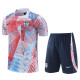 23-24 BAR White Red Blue Training Short Suit