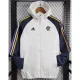 24-25 Flamengo White Windbreaker (黑袖)