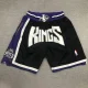 Kings Black City Edition Top Quality NBA Pocket Pants #国王队