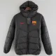 24-25 BAR Black Hooded Cotton Coat #棉衣