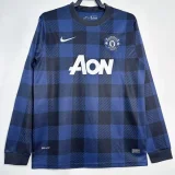 2013-2014 Man Utd Away Long Sleeve Retro Soccer Jersey(长袖)