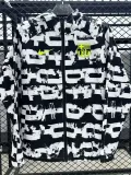 25-26 BAR Black white Windbreaker