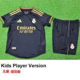25-26 RMA Black Special Edition Kids Player Version Soccer lersey (球员童装)