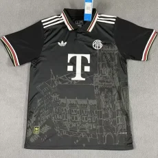 25-26 Bayern Special Edition Black Polo Short Sleeve